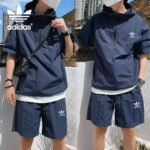 Adidas Hooded T-shirt and Shorts Set - Image 4