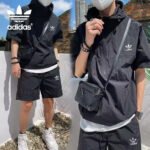 Adidas Hooded T-shirt and Shorts Set