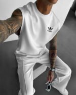 Adidas Tanktop & Pants Set for Men - Image 7