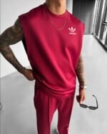 Adidas Tanktop & Pants Set for Men - Image 9